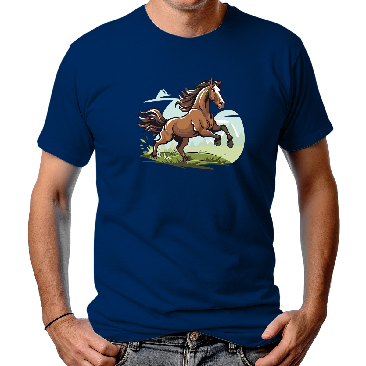 CAMISETA MASCULINA FREE WILD HORSE