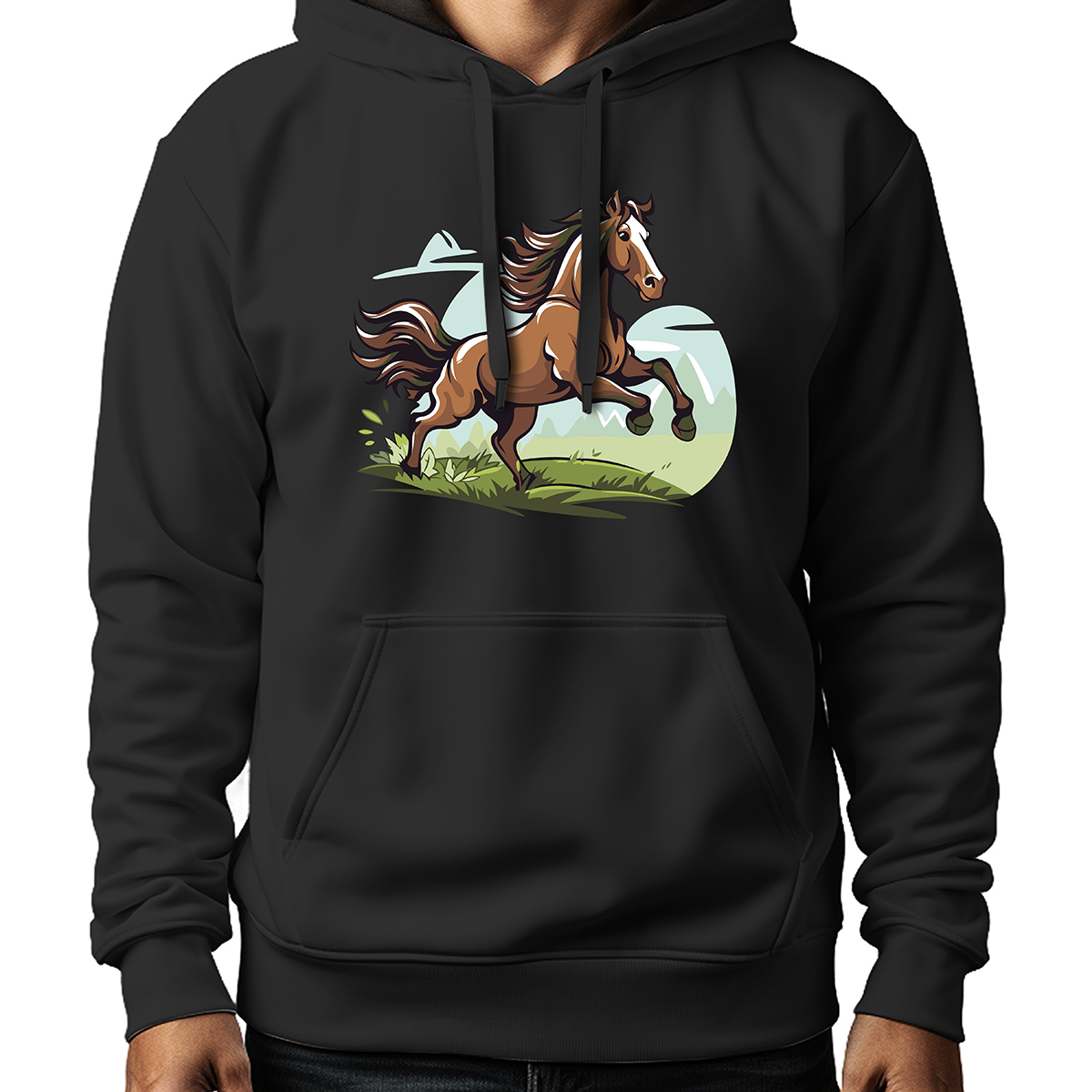 MOLETOM MASCULINO FREE WILD HORSE