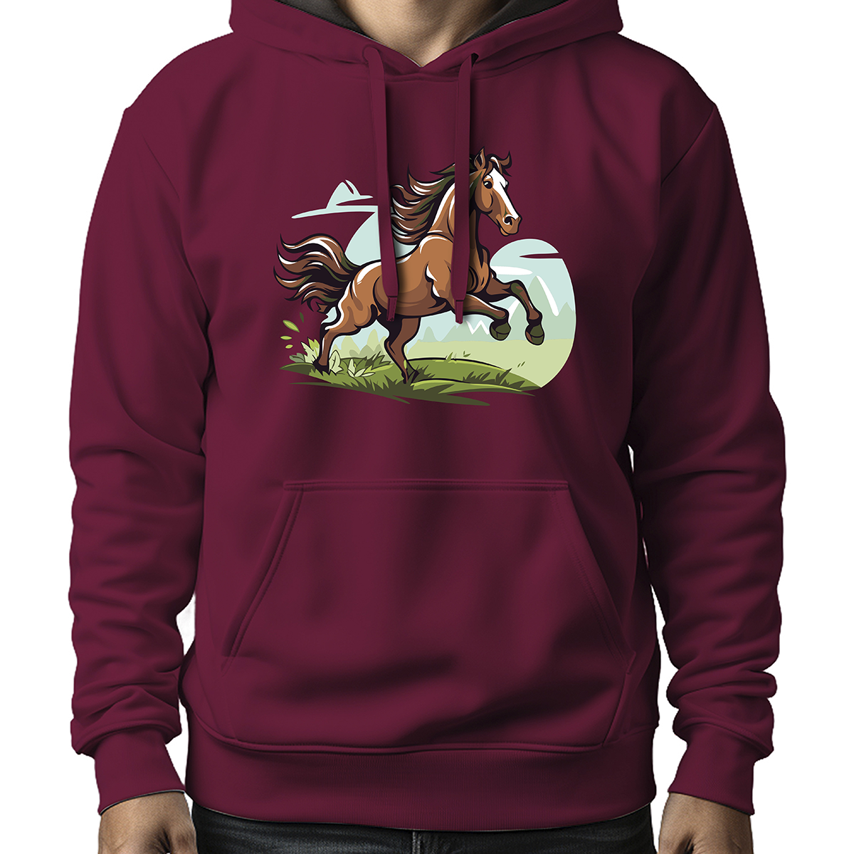 MOLETOM MASCULINO FREE WILD HORSE