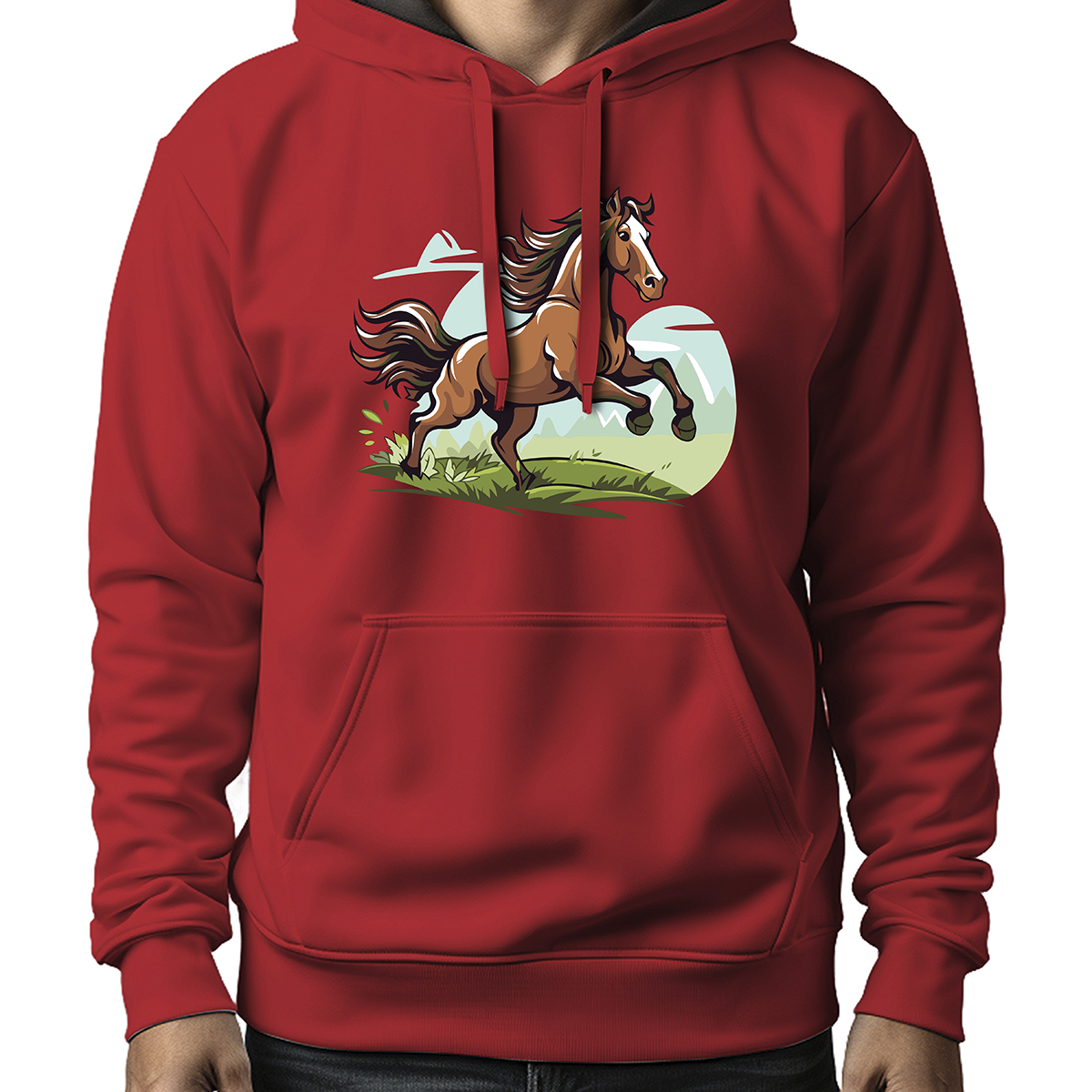 MOLETOM MASCULINO FREE WILD HORSE