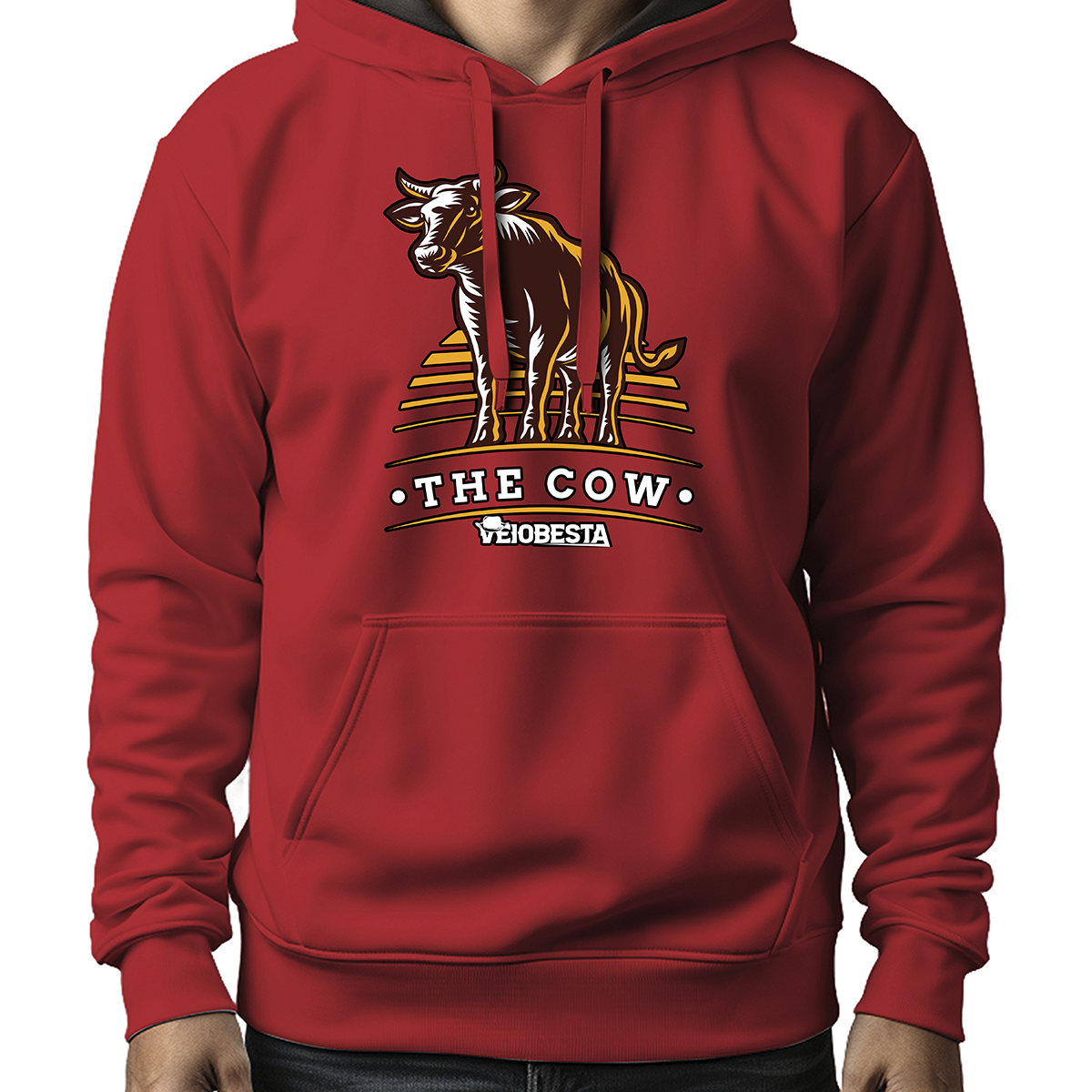 MOLETOM MASCULINO THE COW