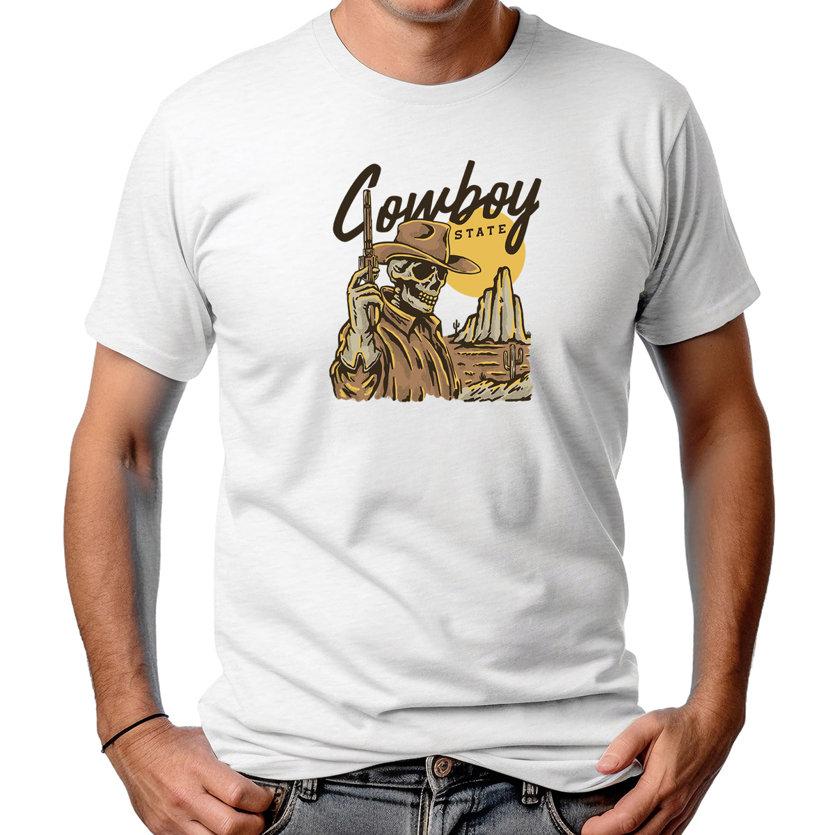 CAMISETA MASCULINA COWBOY STATE SHERIFF
