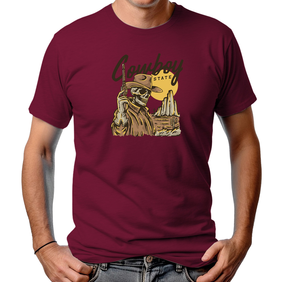 CAMISETA MASCULINA COWBOY STATE SHERIFF