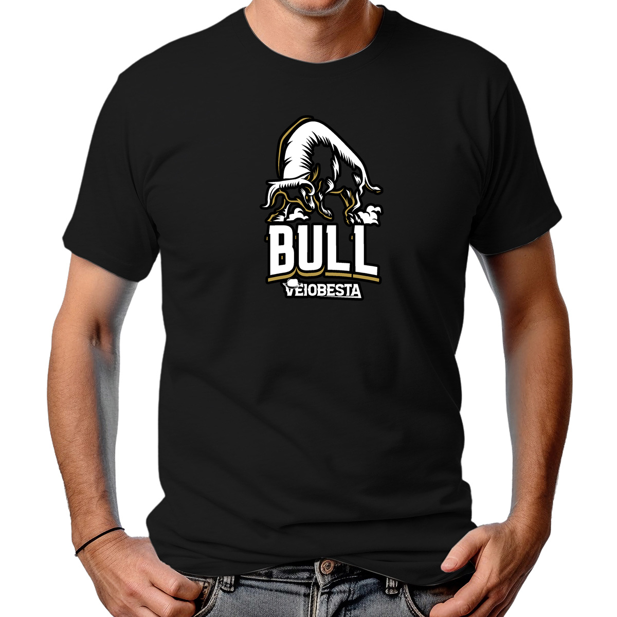 CAMISETA MASCULINA THE BULL VEIOBESTA