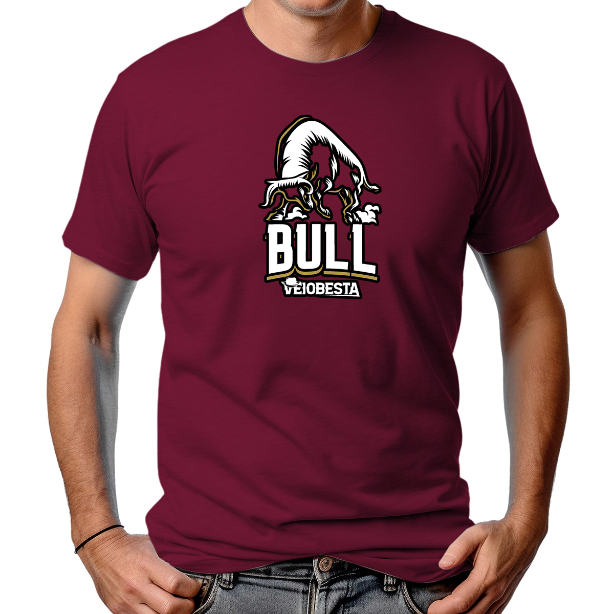 CAMISETA MASCULINA THE BULL VEIOBESTA
