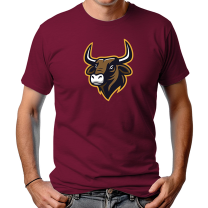 CAMISETA MASCULINA BROWN BULL HEAD