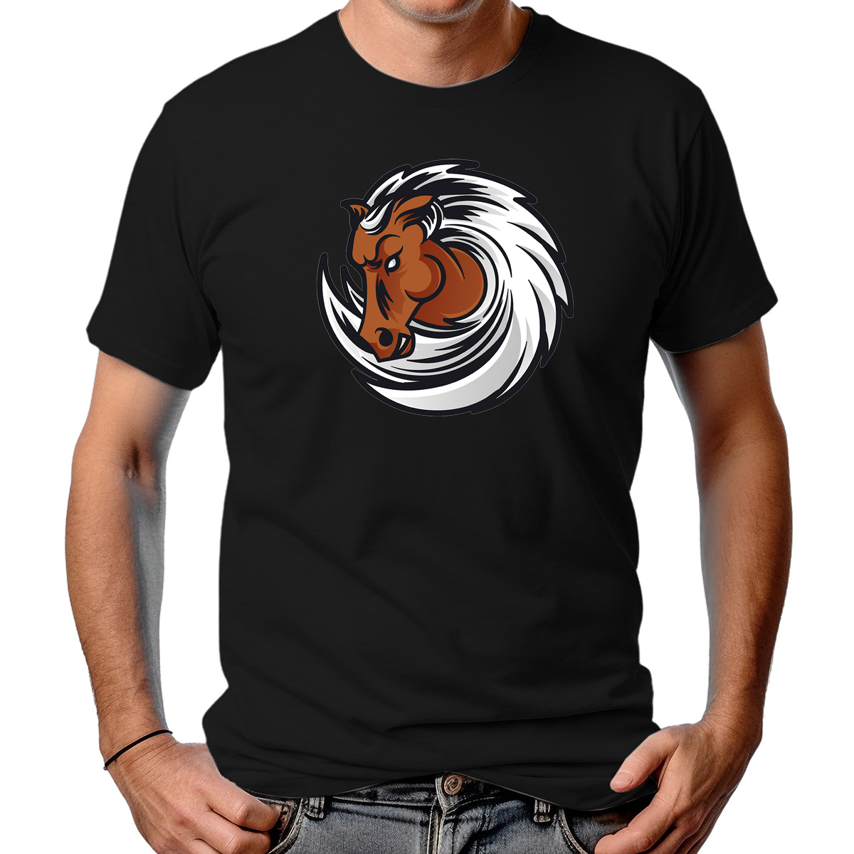 CAMISETA MASCULINA ANGRY HORSE