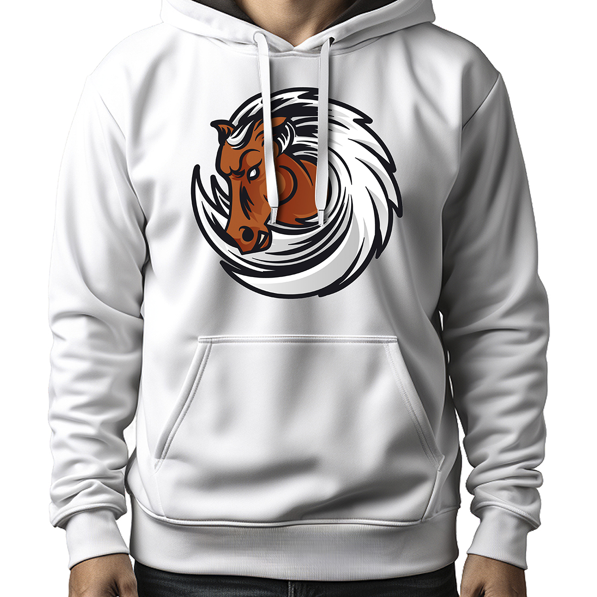 MOLETOM MASCULINO ANGRY HORSE