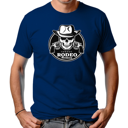 CAMISETA MASCULINA COWBOY RODEO BLACK