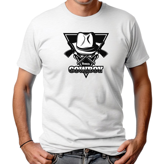 CAMISETA MASCULINA COWBOY GUNS BLACK
