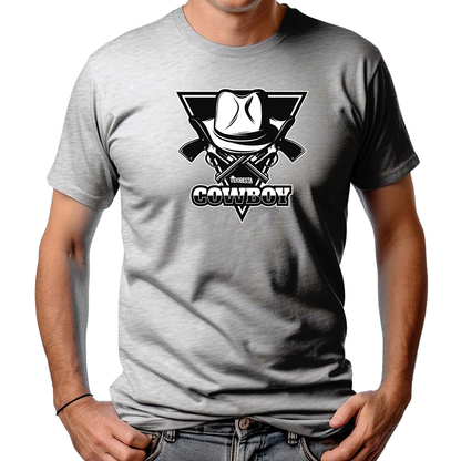 CAMISETA MASCULINA COWBOY GUNS BLACK