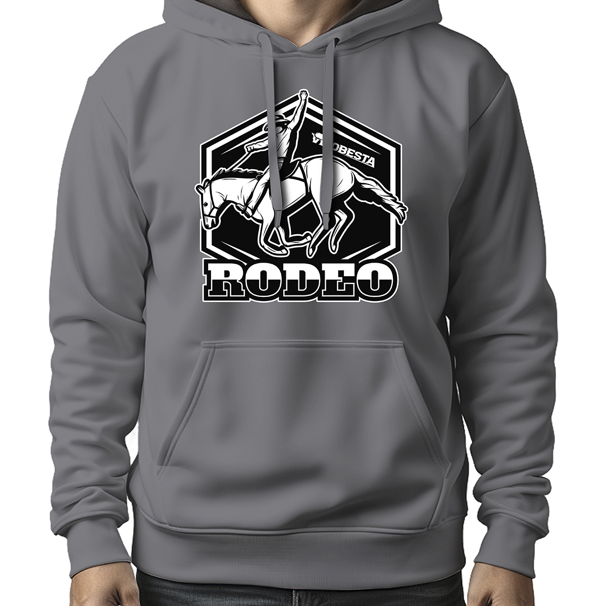 MOLETOM MASCULINO UNTAMED HORSE RODEO