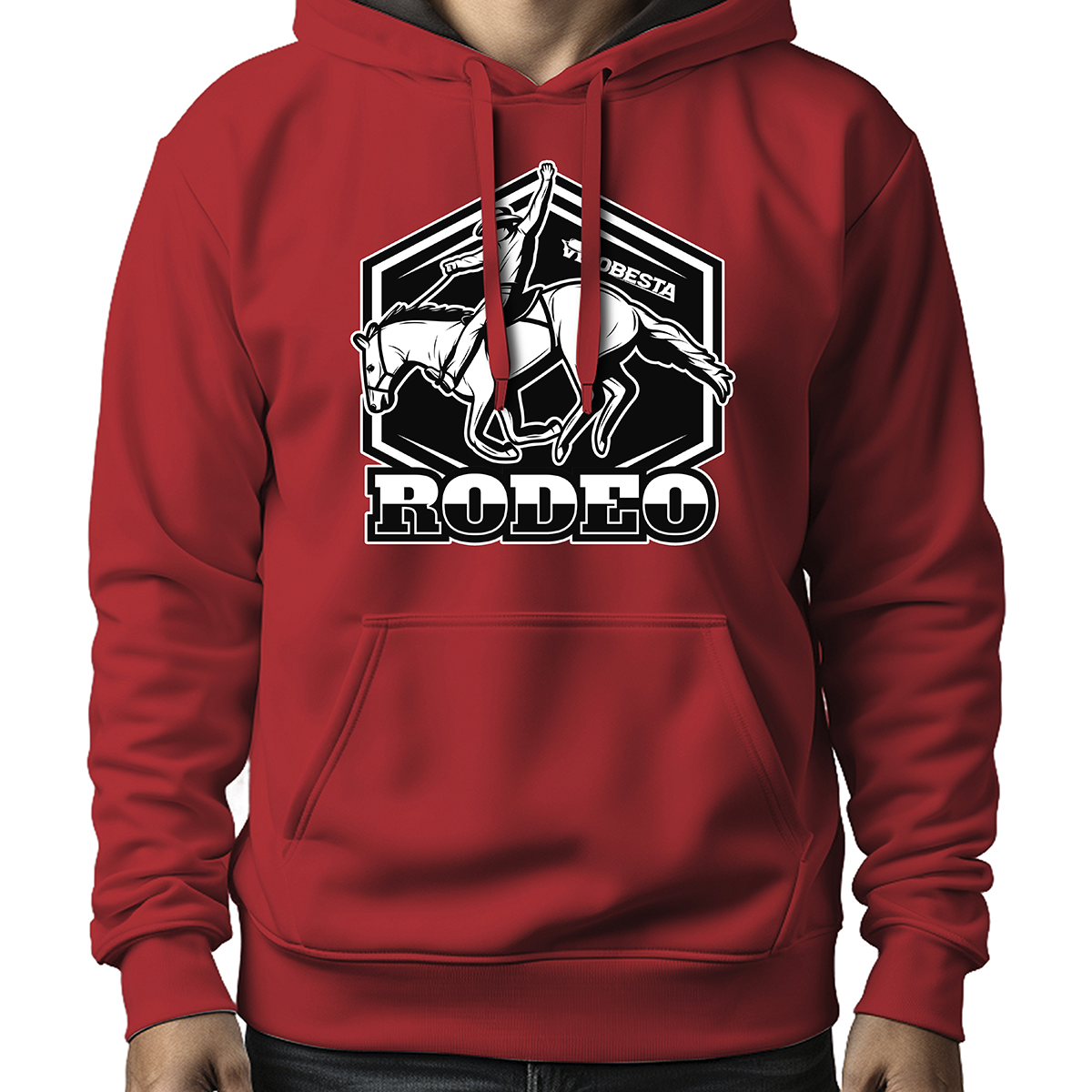 MOLETOM MASCULINO UNTAMED HORSE RODEO