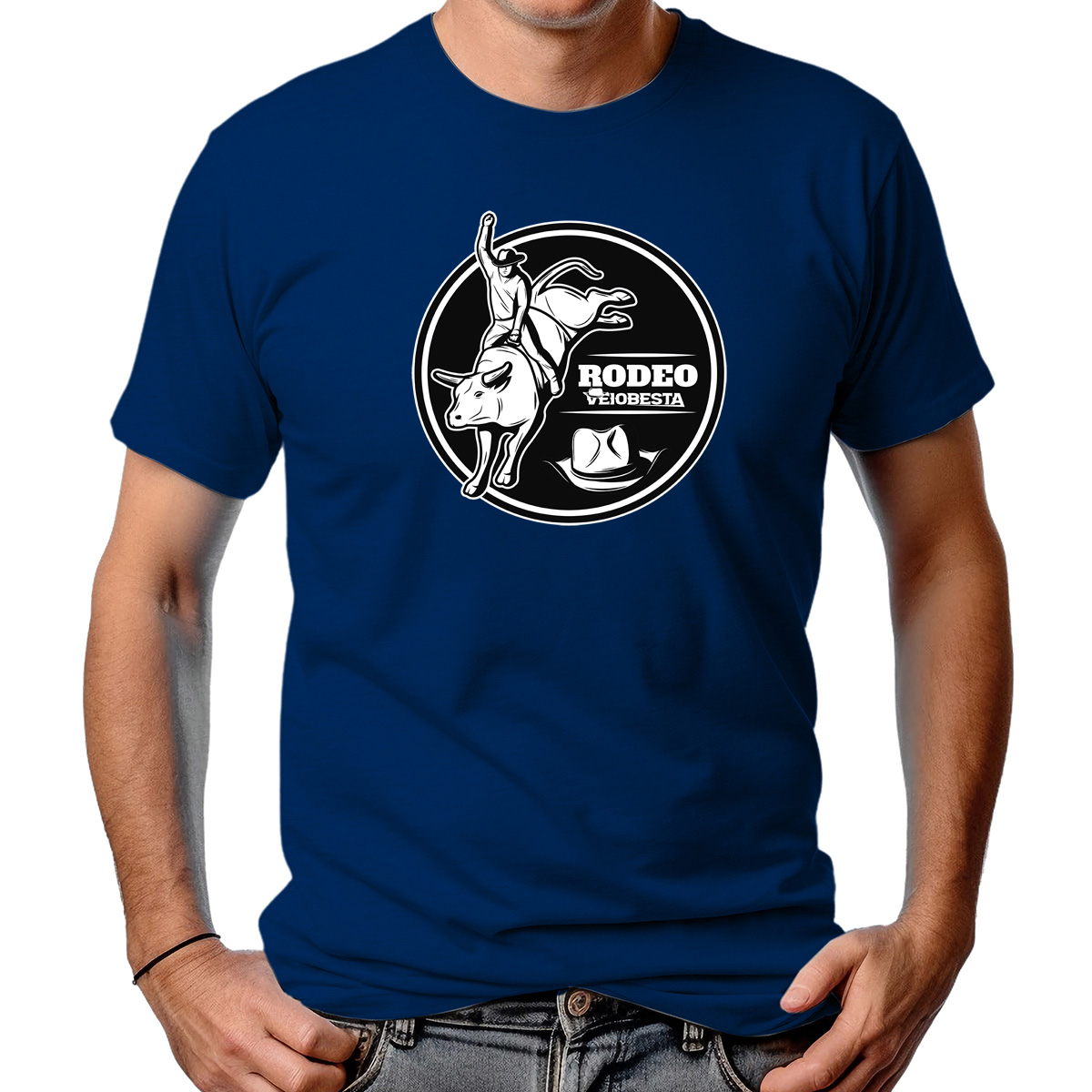 CAMISETA MASCULINA UNTAMED BULL BLACK
