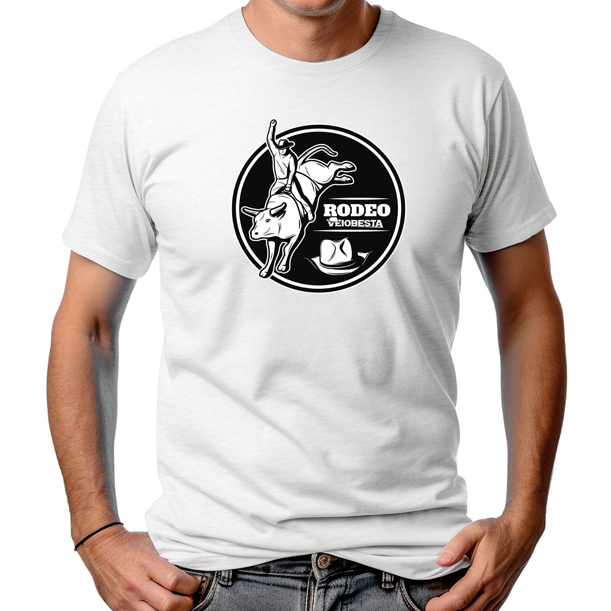 CAMISETA MASCULINA UNTAMED BULL BLACK
