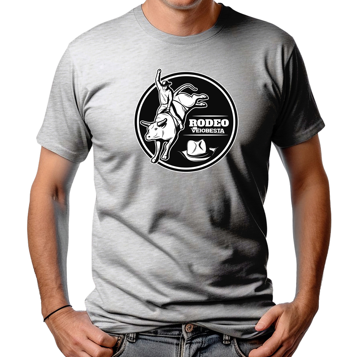 CAMISETA MASCULINA UNTAMED BULL BLACK
