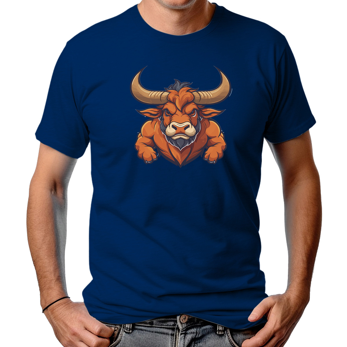 CAMISETA MASCULINA ORANGE BULL NEW