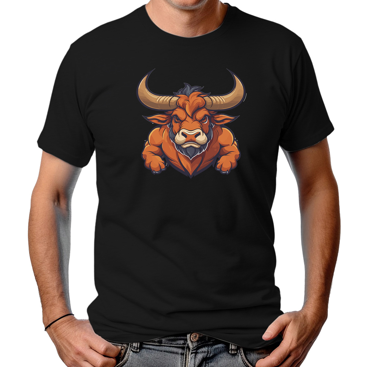 CAMISETA MASCULINA ORANGE BULL NEW