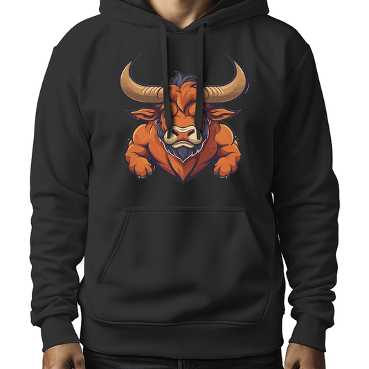 MOLETOM MASCULINO ORANGE BULL NEW