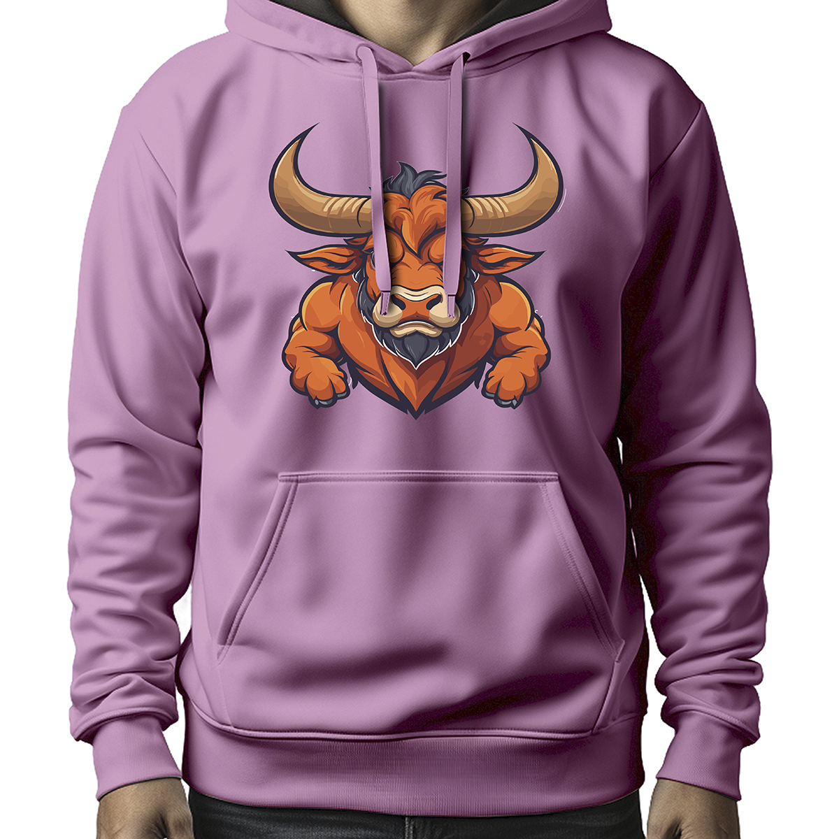 MOLETOM MASCULINO ORANGE BULL NEW