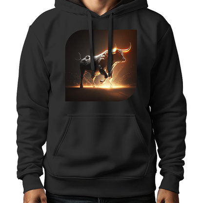 MOLETOM MASCULINO REALISTIC LIGHTNING BULL