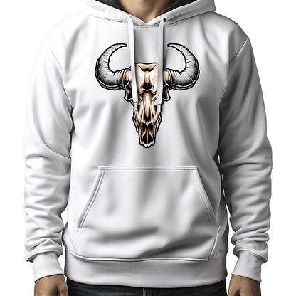 MOLETOM MASCULINO BIG HORNS SKULL