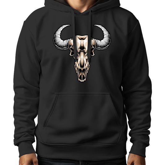 MOLETOM MASCULINO BIG HORNS SKULL