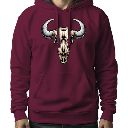 MOLETOM MASCULINO BIG HORNS SKULL
