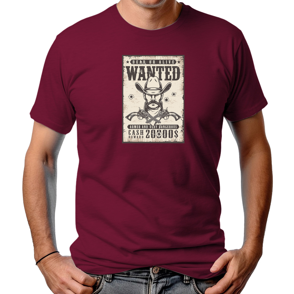 CAMISETA MASCULINA DEAD OR ALIVE
