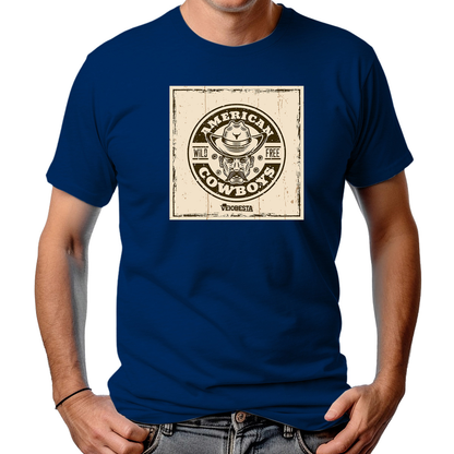 CAMISETA MASCULINA AMERICAN COWBOYS WILD FREE