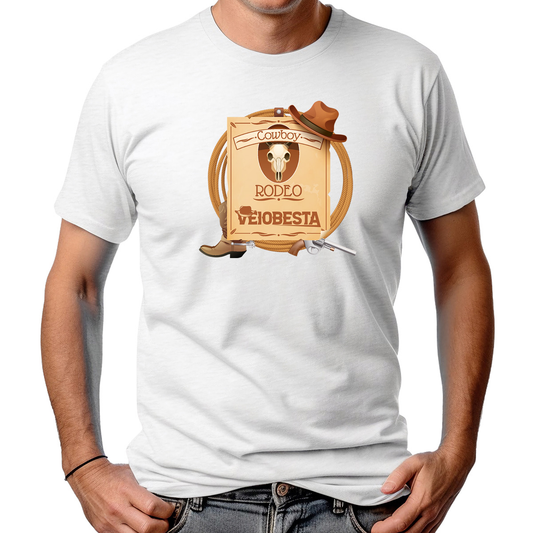 CAMISETA MASCULINA COWBOY RODEO STAND