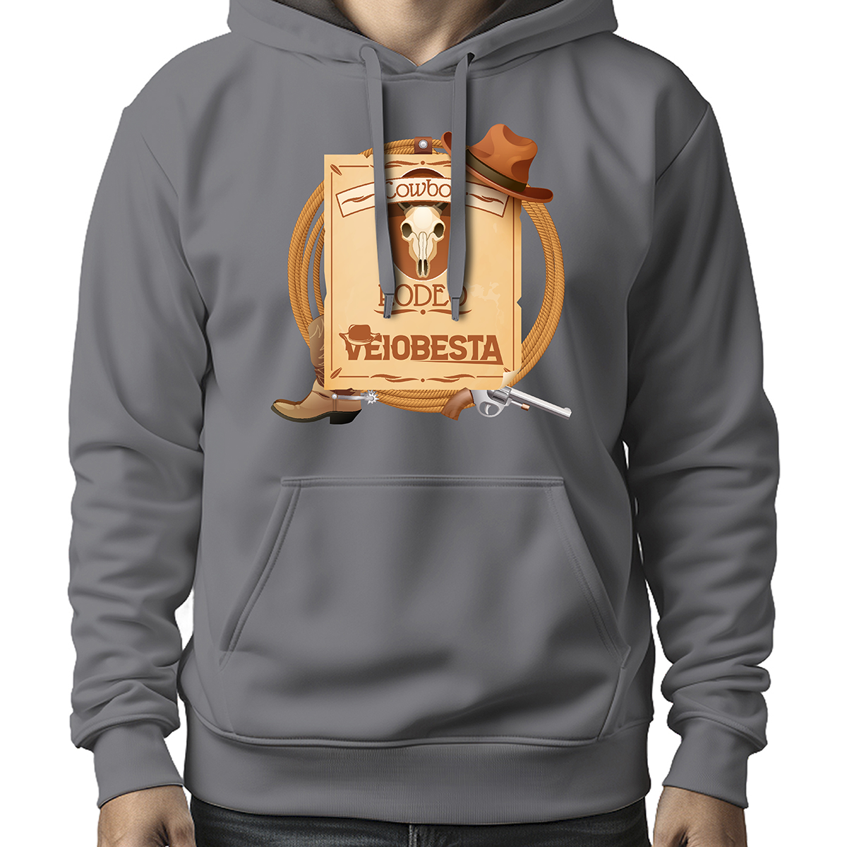 MOLETOM MASCULINO COWBOY RODEO STAND