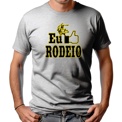 CAMISETA MASCULINA EU GOSTO DE RODEIO