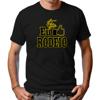 CAMISETA MASCULINA EU GOSTO DE RODEIO