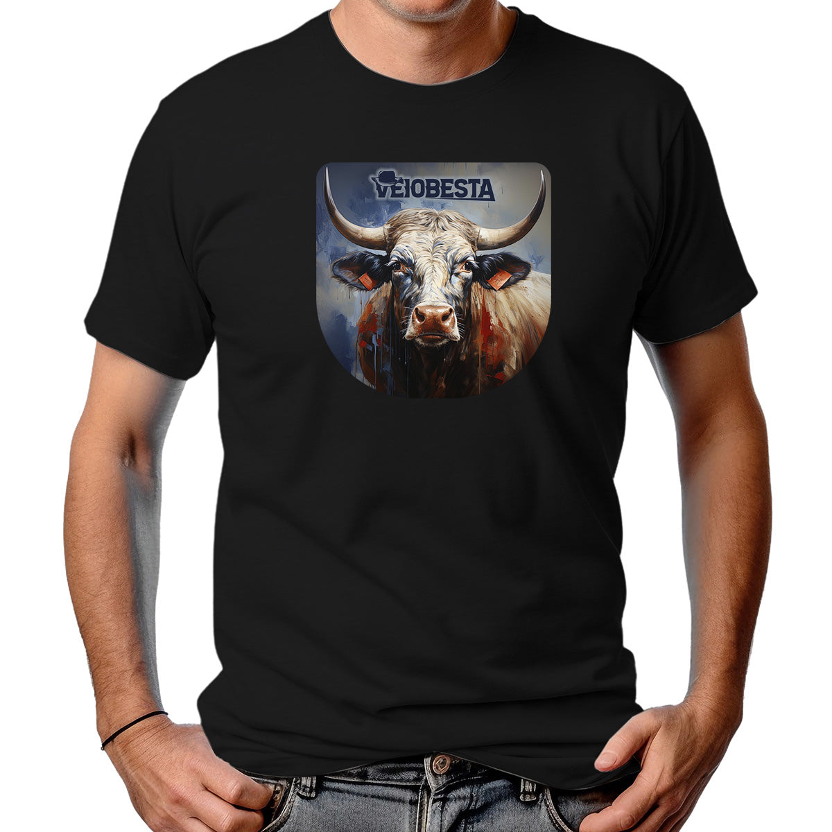 CAMISETA MASCULINA TOURO REAL VEIOBESTA