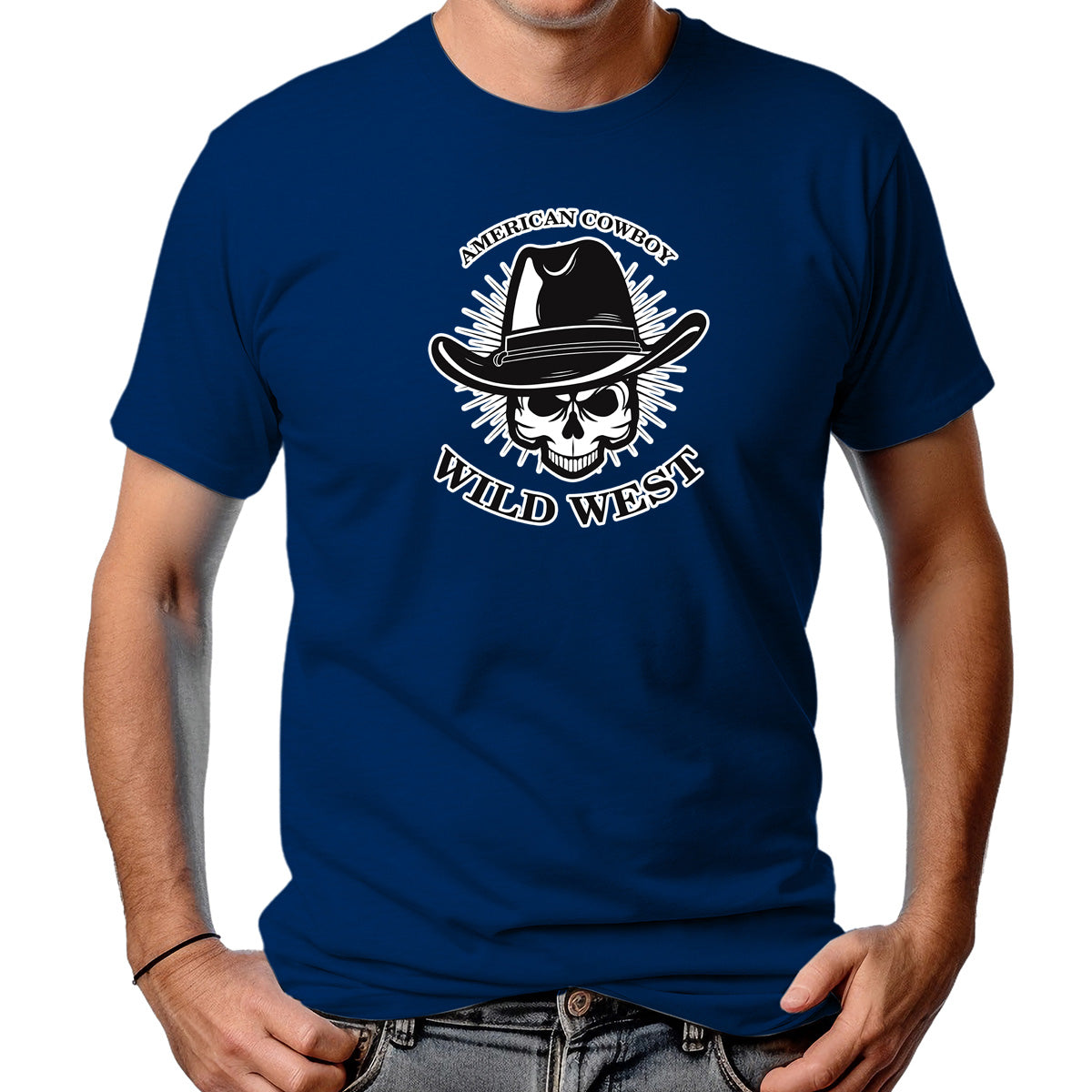 CAMISETA MASCULINA AMERICAN COWBOY WILD WEST