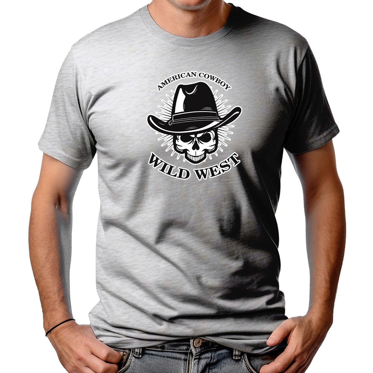 CAMISETA MASCULINA AMERICAN COWBOY WILD WEST