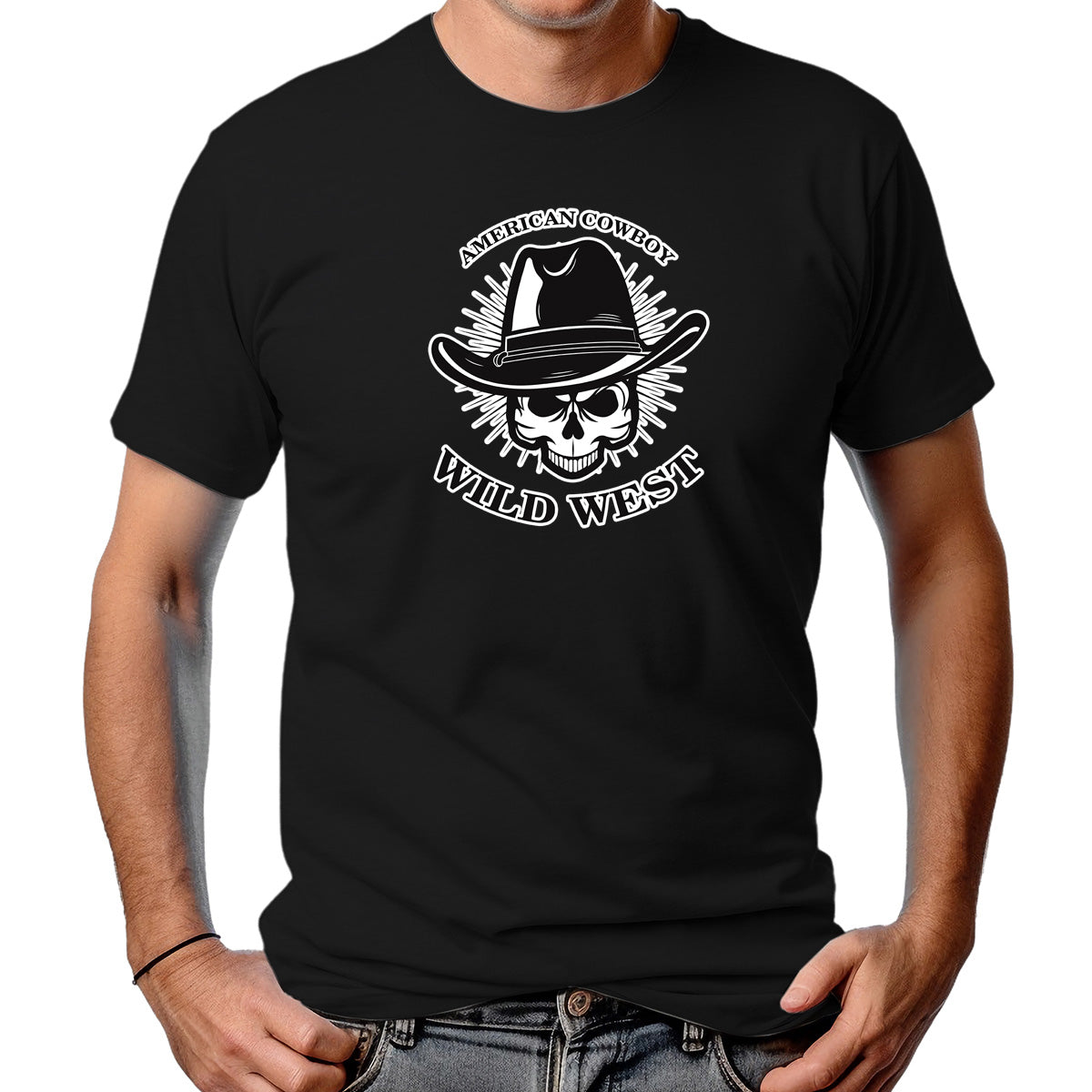 CAMISETA MASCULINA AMERICAN COWBOY WILD WEST