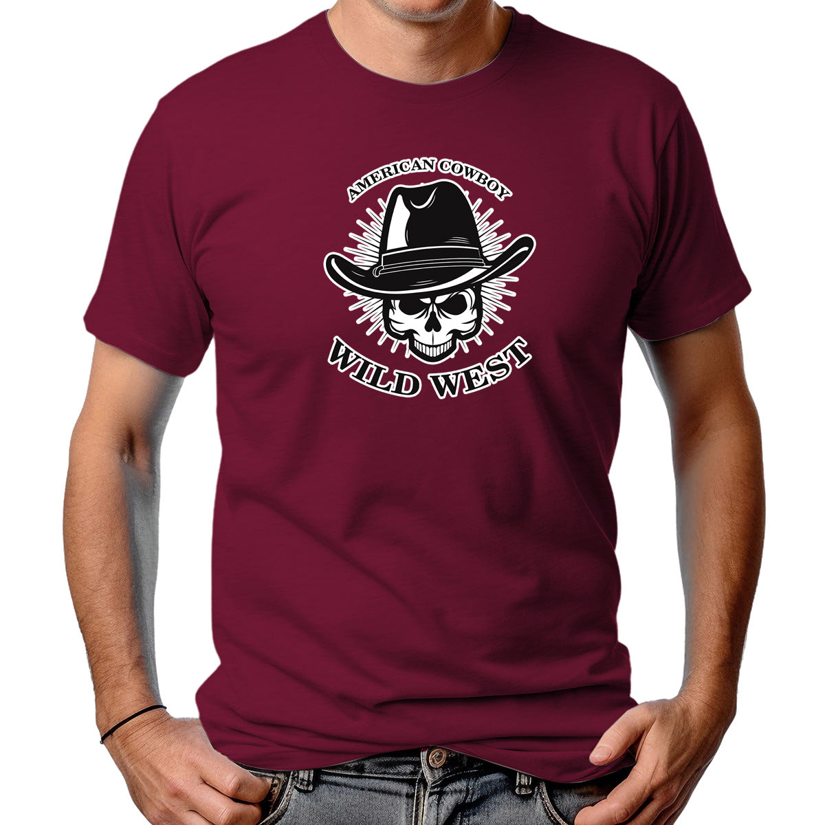 CAMISETA MASCULINA AMERICAN COWBOY WILD WEST