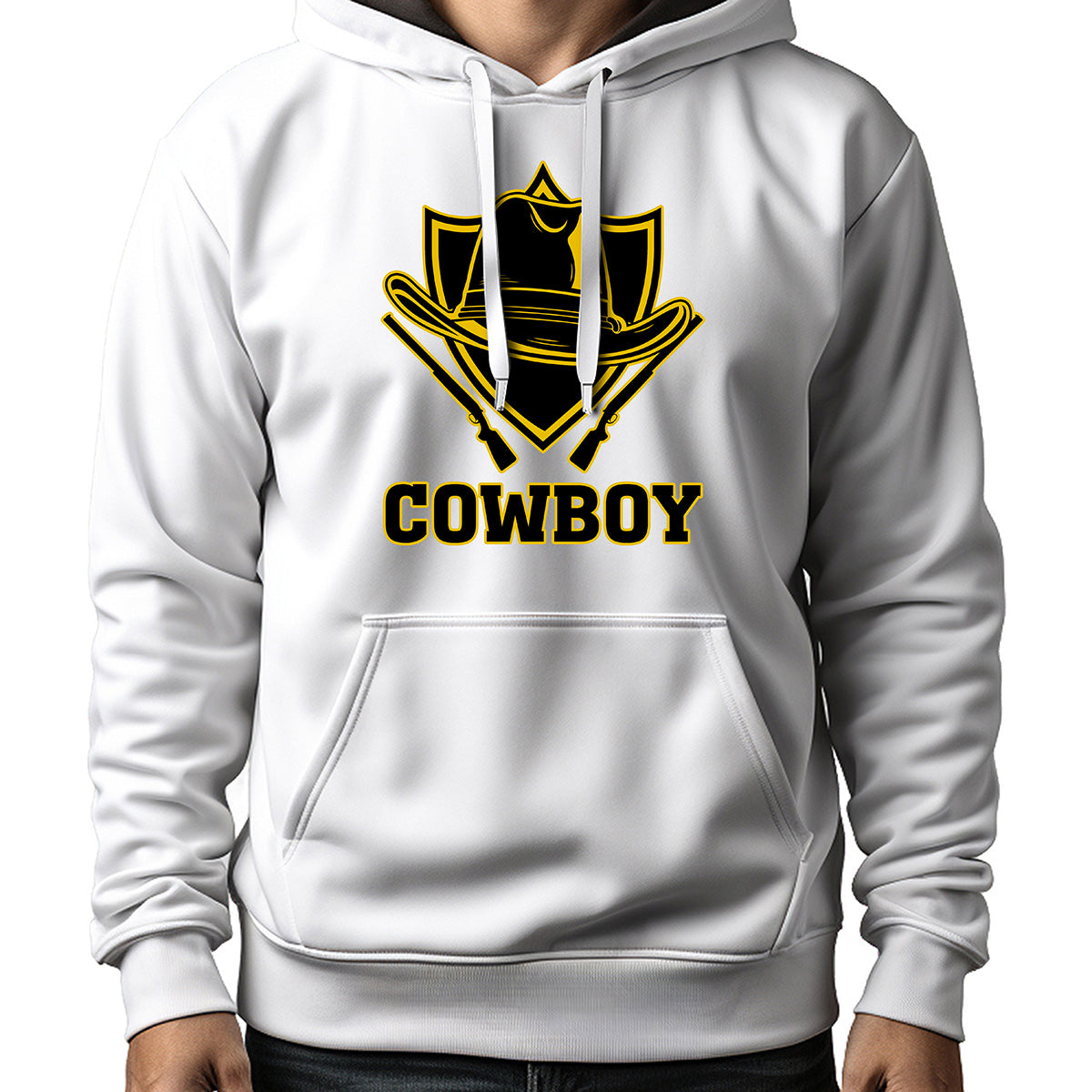 MOLETOM MASCULINO BRASÃO COWBOY