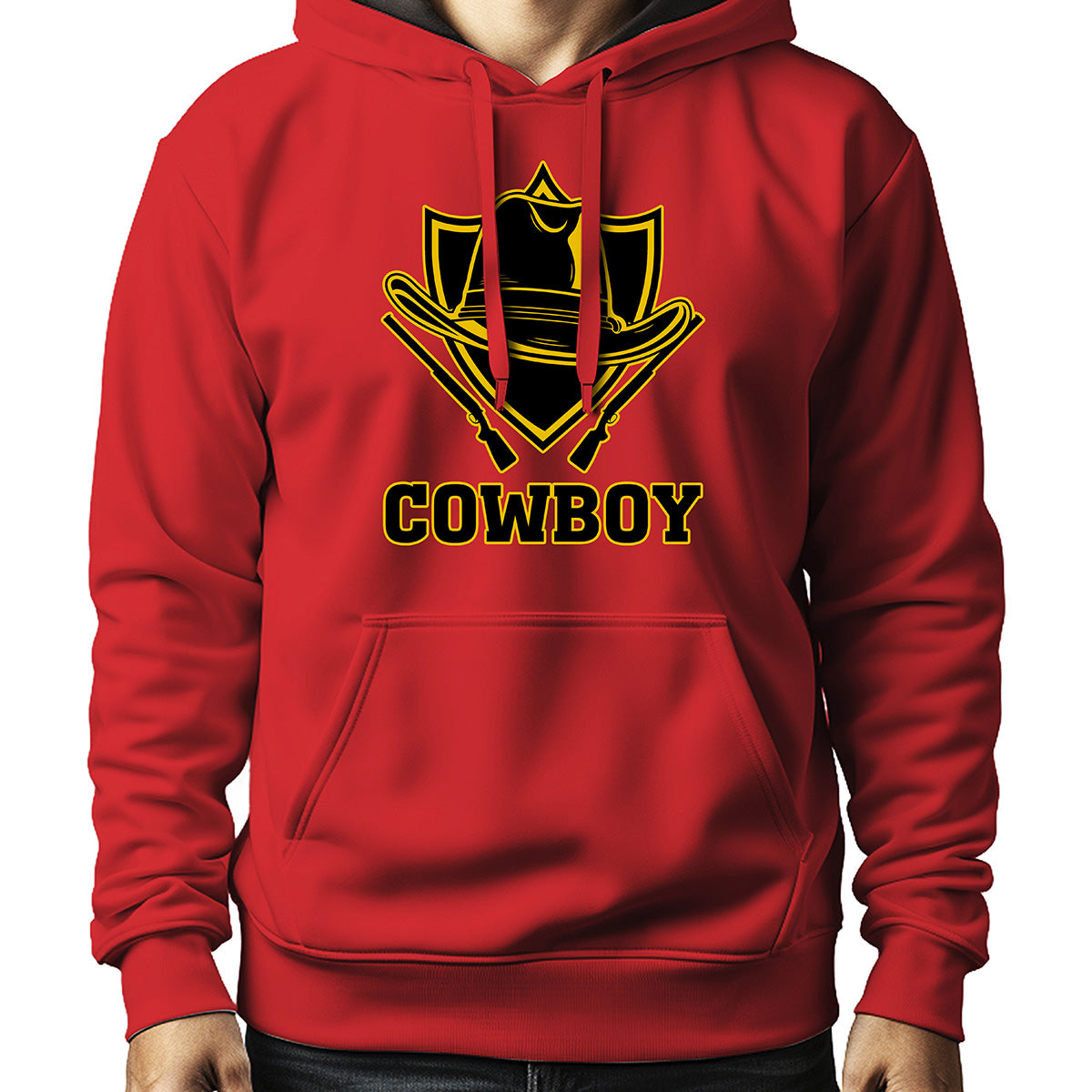 MOLETOM MASCULINO BRASÃO COWBOY