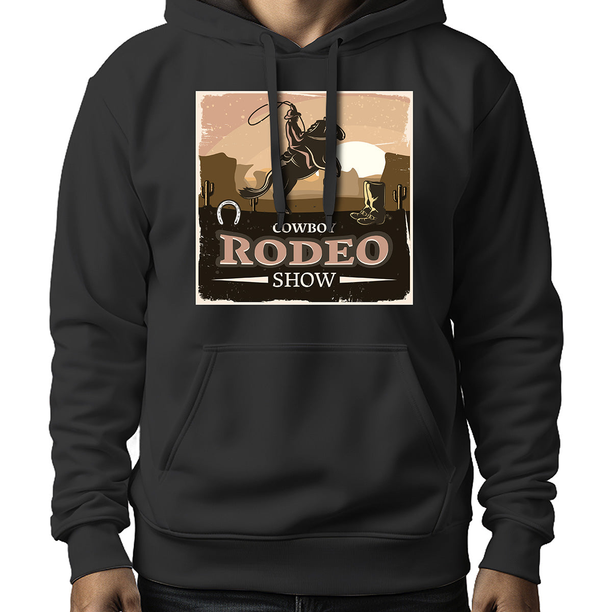 MOLETOM MASCULINO COWBOY RODEO SHOW