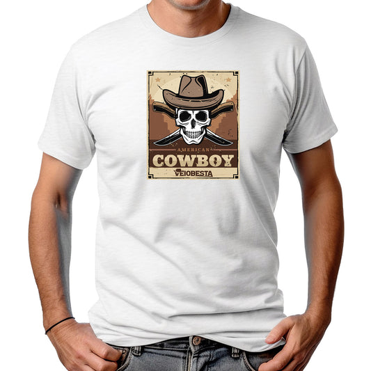 CAMISETA MASCULINA AMERICAN COWBOY VEIOBESTA