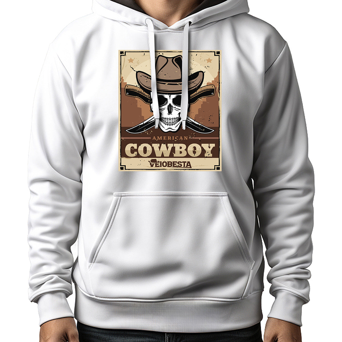 MOLETOM MASCULINO AMERICAN COWBOY VEIOBESTA
