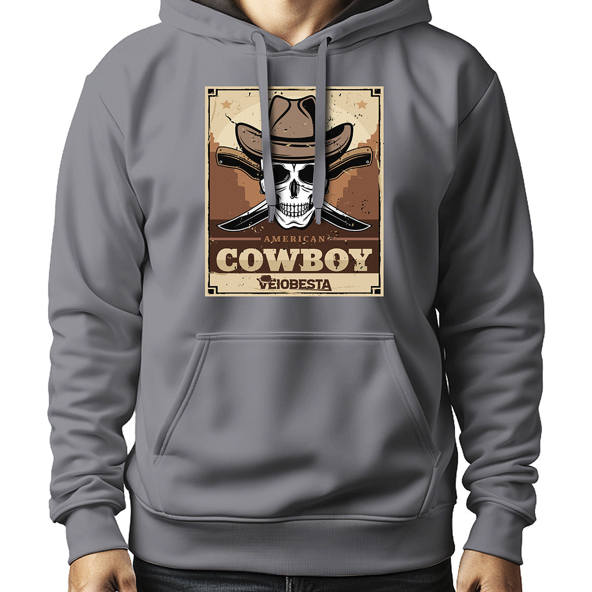 MOLETOM MASCULINO AMERICAN COWBOY VEIOBESTA