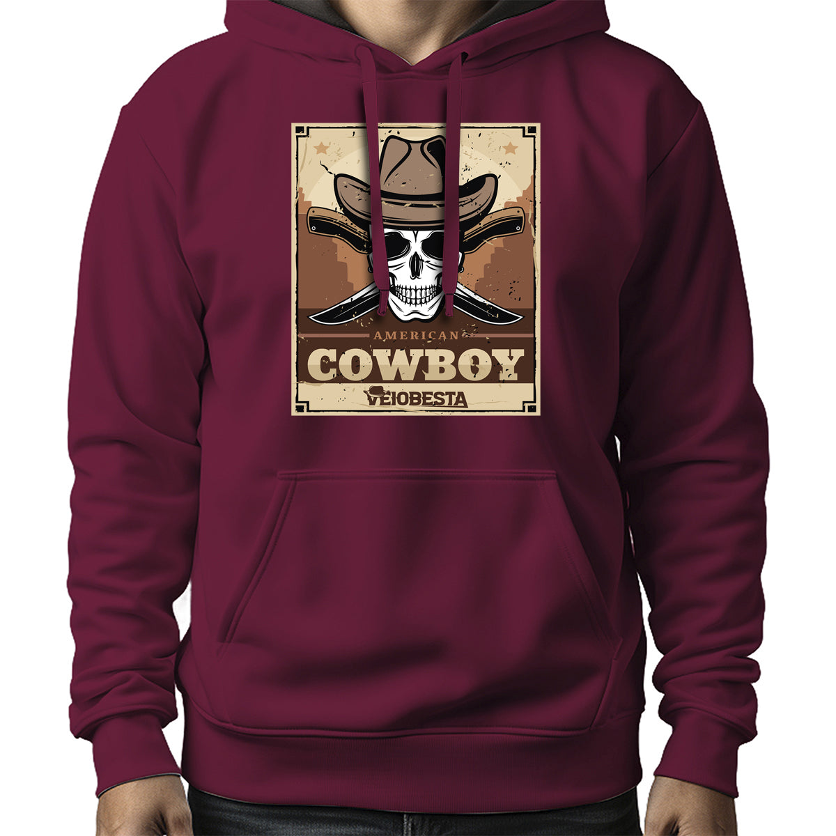 MOLETOM MASCULINO AMERICAN COWBOY VEIOBESTA