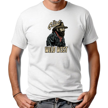 CAMISETA MASCULINA THE GREAT WILD WEST