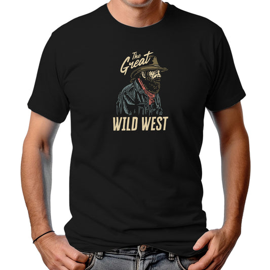 CAMISETA MASCULINA THE GREAT WILD WEST