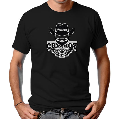 CAMISETA MASCULINA COWBOY COUNTRY WESTERN