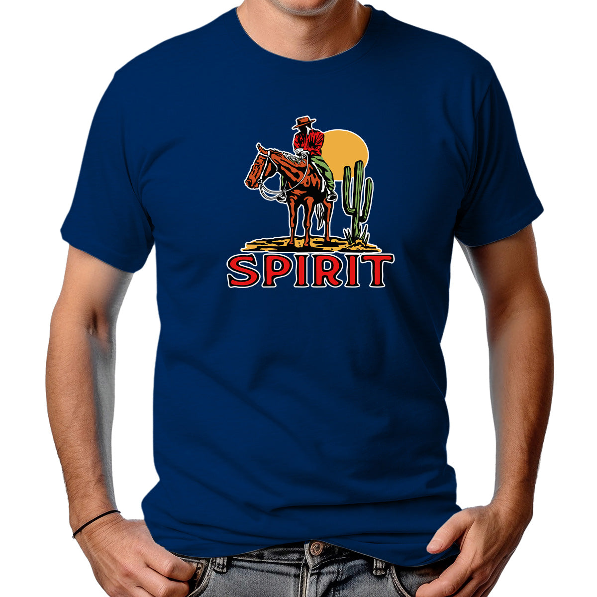 CAMISETA MASCULINA SPIRIT WILD HORSE